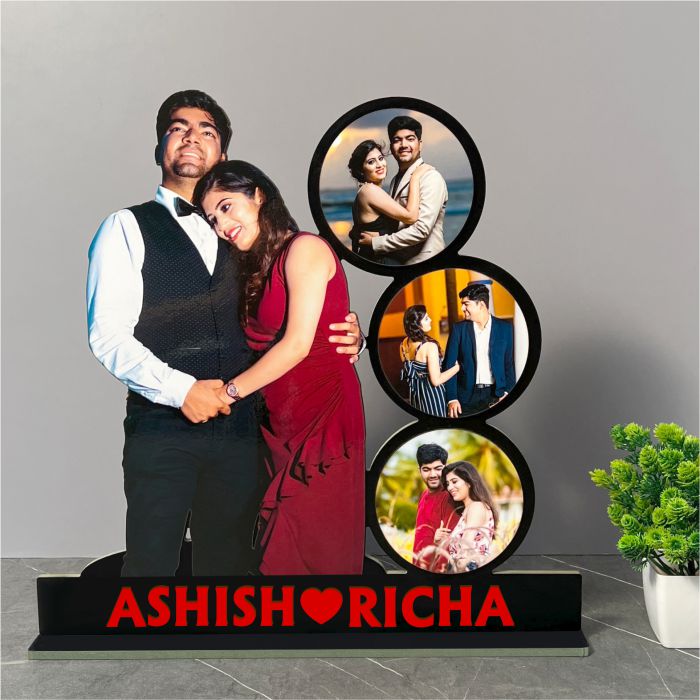 Photo Standy with 4 Photos and Message