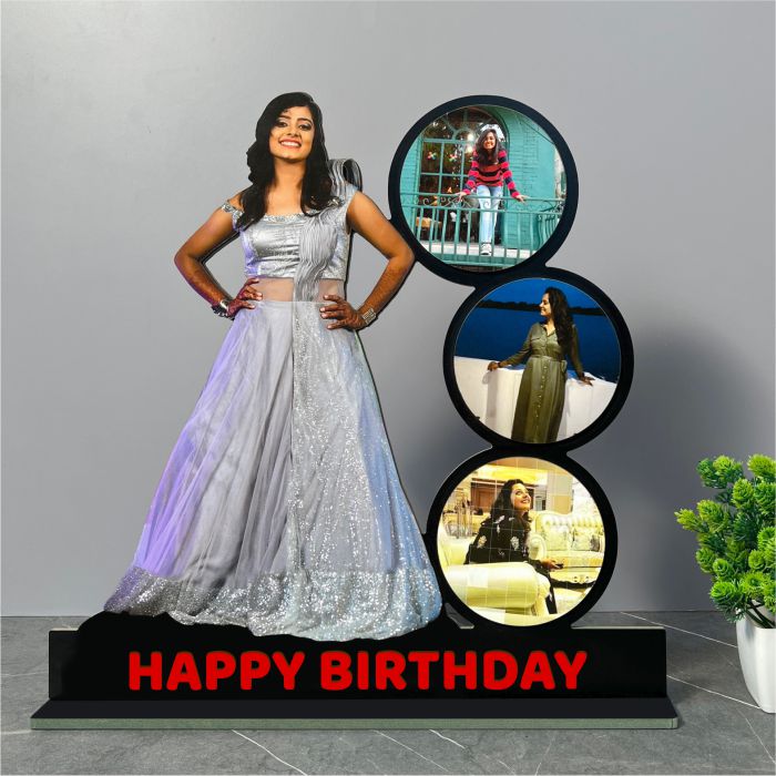 Photo Standy with 4 Photos and Message