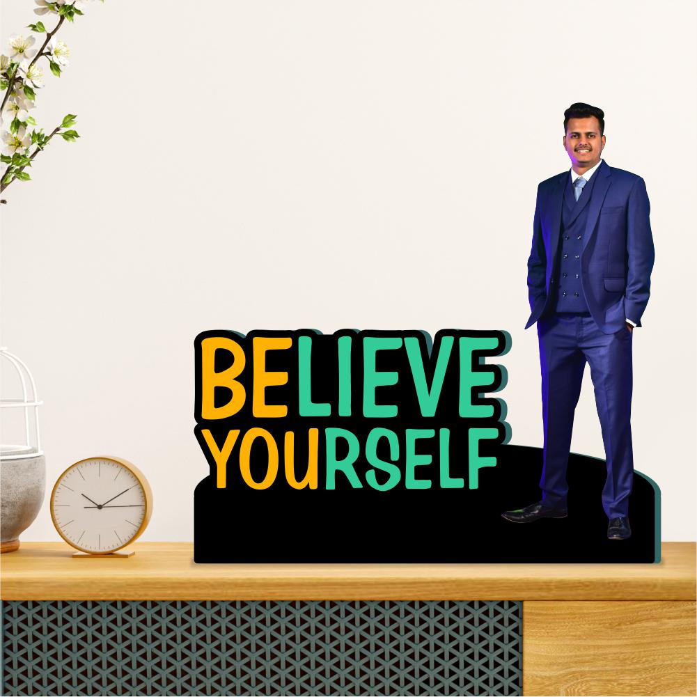 Photo Standy with Quote